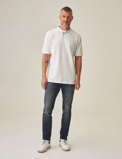 Camiseta Polo Cuello Neru Para Hombre