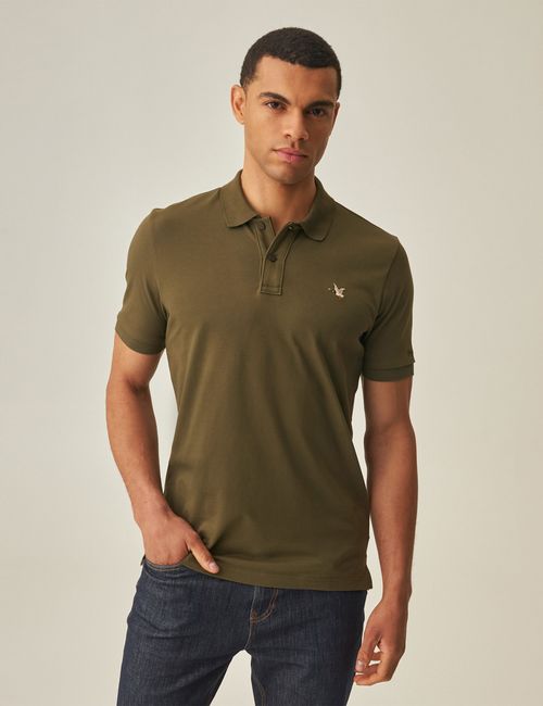 Camiseta Polo Slim Para Hombre