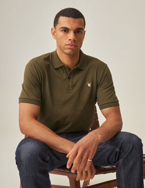 Camiseta Polo Slim Para Hombre