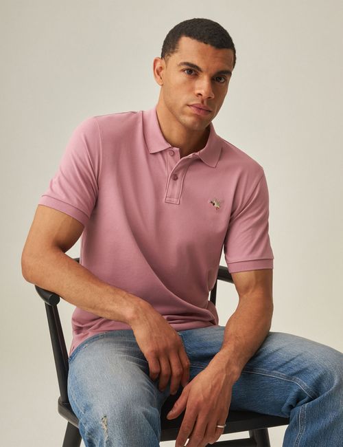 Camiseta Polo Slim Para Hombre
