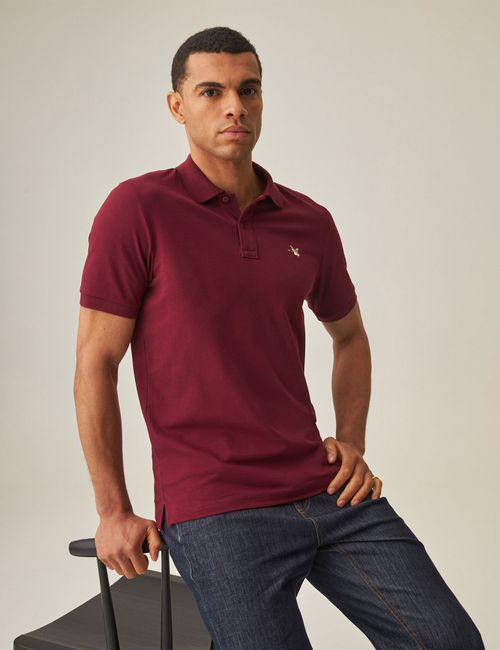 Camiseta Polo Slim Para Hombre