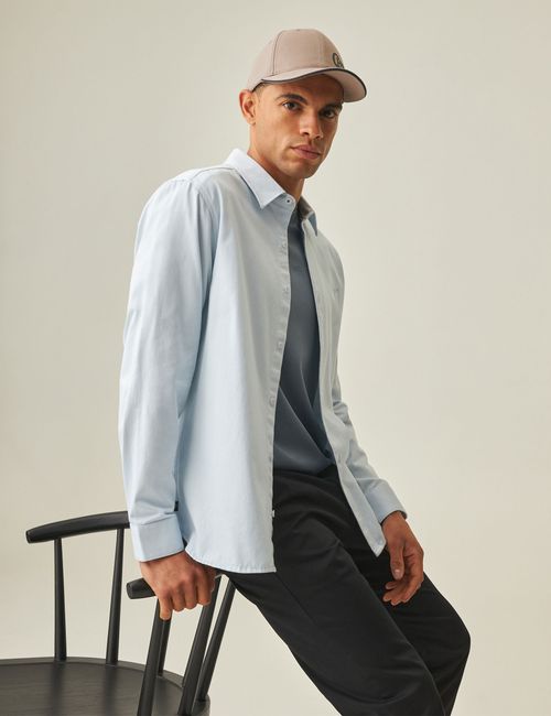 Camisa Manga Larga Para Hombre