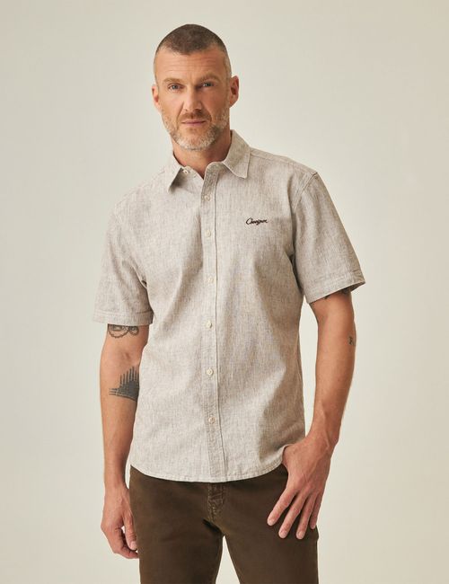 Camisa Manga Corta Para Hombre