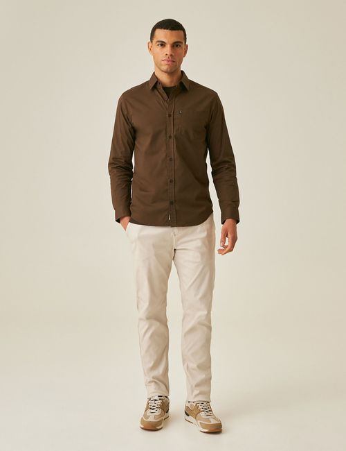 Camisa Manga Larga Para Hombre