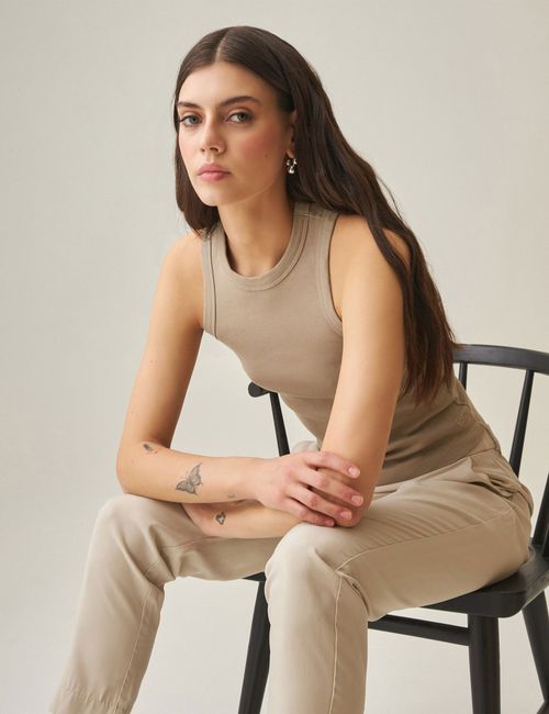 Camiseta Tank Top Para Mujer
