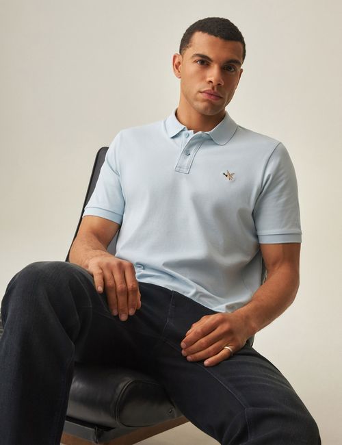 Camiseta Polo Slim Para Hombre
