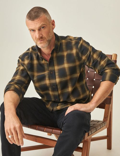 Camisa Regular Fit Para Hombre