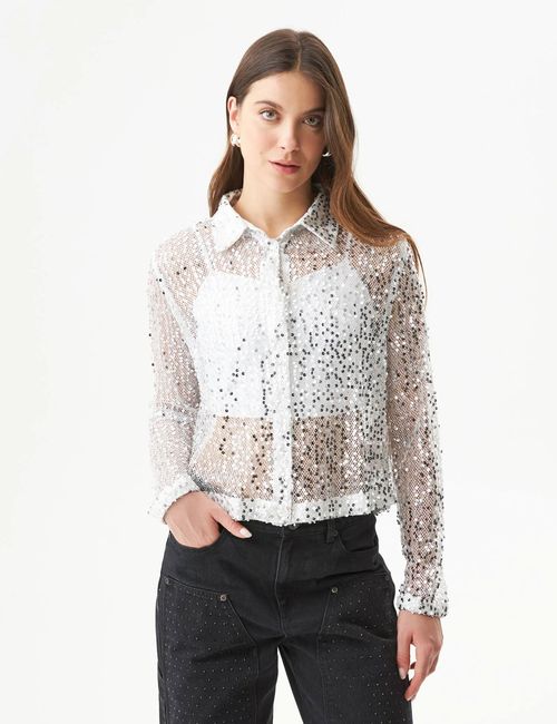 Camisa Manga Larga Para Mujer