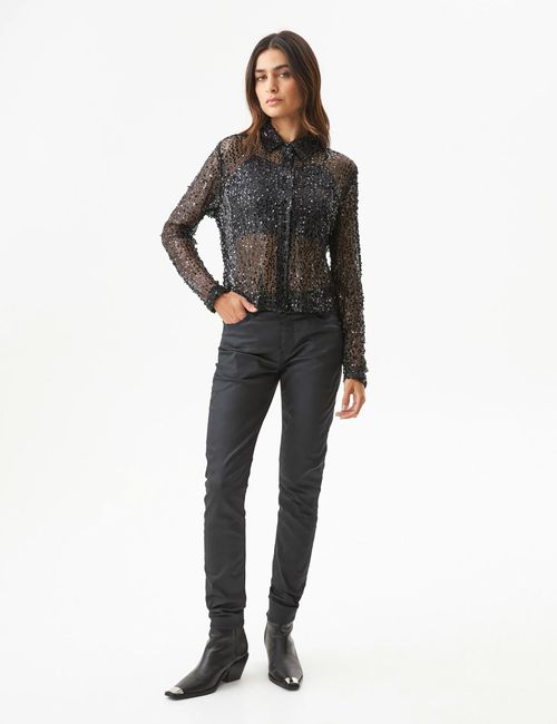 Camisa Manga Larga Para Mujer