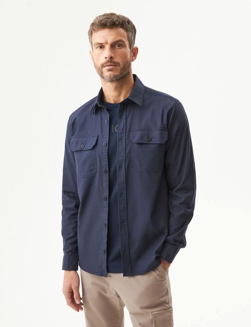 Camisa Manga Larga Para Hombre