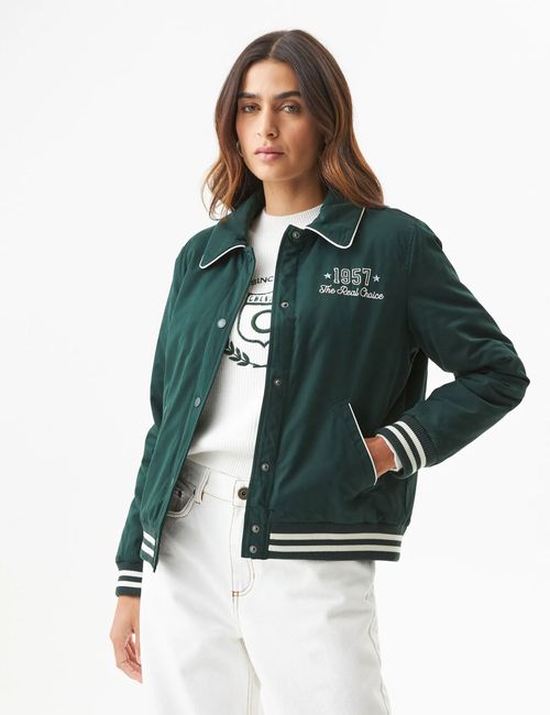 Chaqueta Bomber Para Mujer