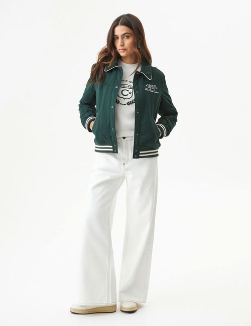 Chaqueta Bomber Para Mujer