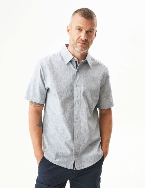 Camisa Manga Corta Para Hombre