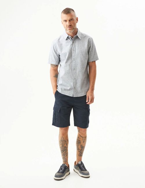 Camisa Manga Corta Para Hombre