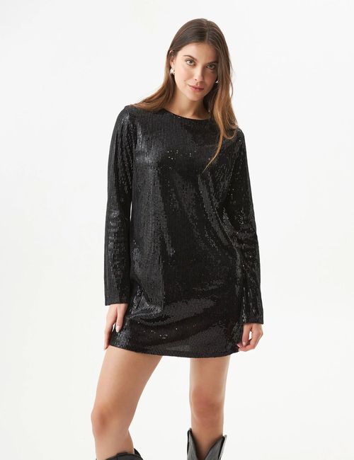 Vestido De Lentejuelas  Para Mujer