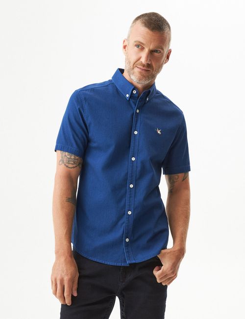 Camisa Manga Corta Para Hombre