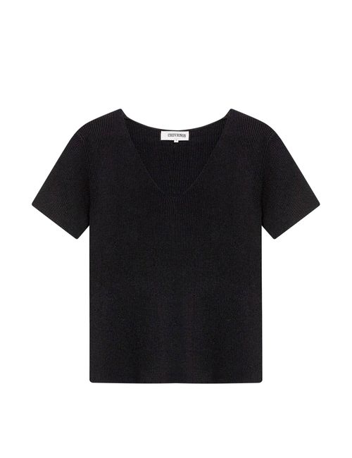 Blusa Tipo Top Tejida Para Mujer