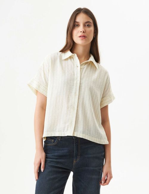 Camisa Silueta Recta Para Mujer