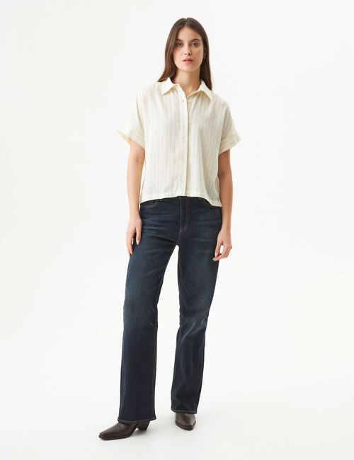 Camisa Silueta Recta Para Mujer