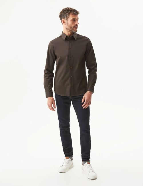Camisa Manga Larga Para Hombre