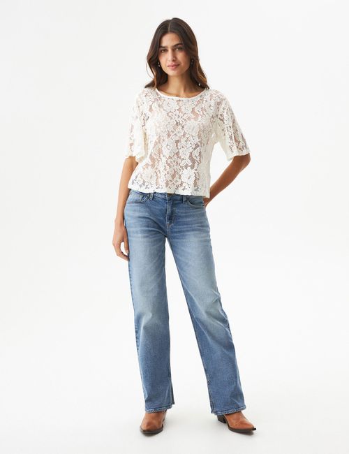 Camisa Cropped Para Mujer