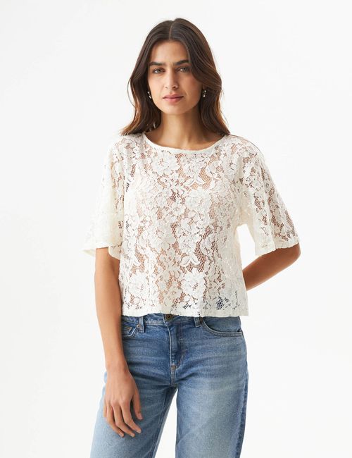 Camisa Cropped Para Mujer