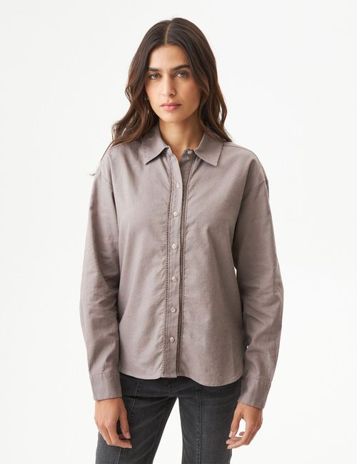 Camisa De Lino Para Mujer