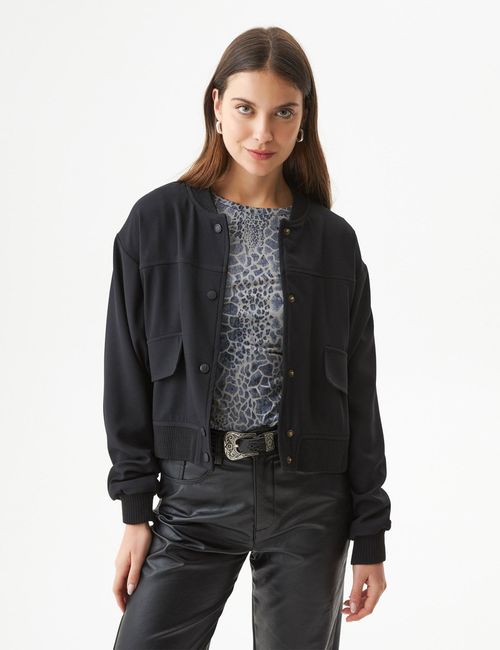 Chaqueta Bomber Para Mujer