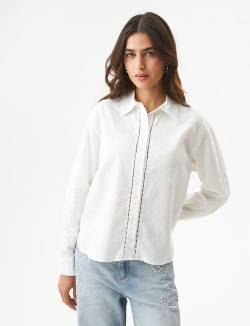Camisa De Lino Para Mujer