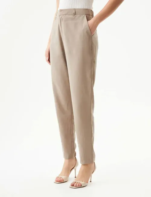 Pantalon Silueta Recta Para Mujer