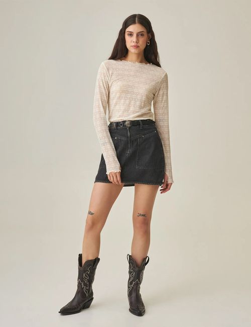 Camiseta Slim Fit Para Mujer
