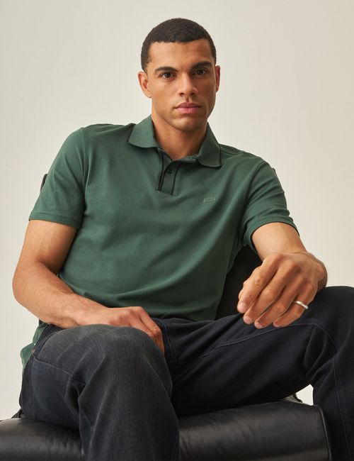 Camiseta Polo Slim Fit Para Hombre
