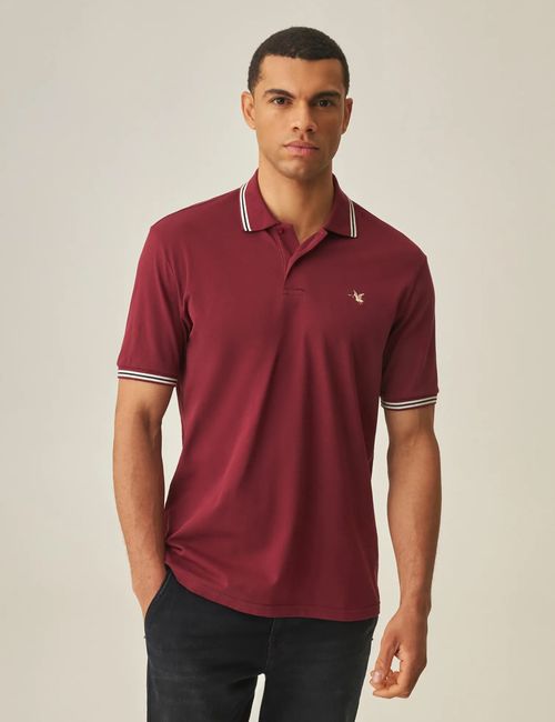 Camiseta Polo Regular Fit Para Hombre