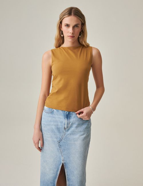 Camiseta Slim Fit Para Mujer