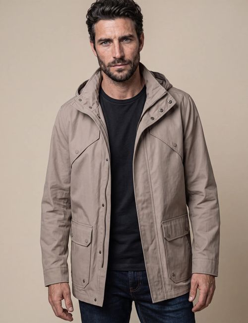 Chaqueta Regular Fit Para Hombre
