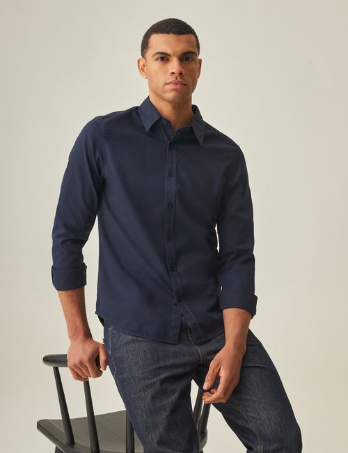Camisa Regular Fit Para Hombre