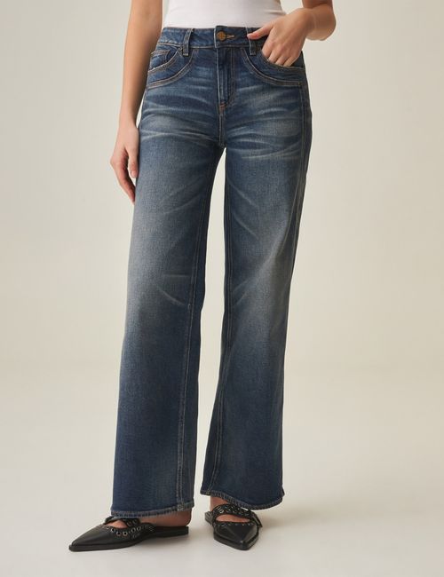 Jean Wide Leg Para Mujer