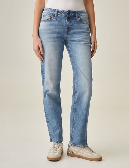 Jean Straight Fit Para Mujer