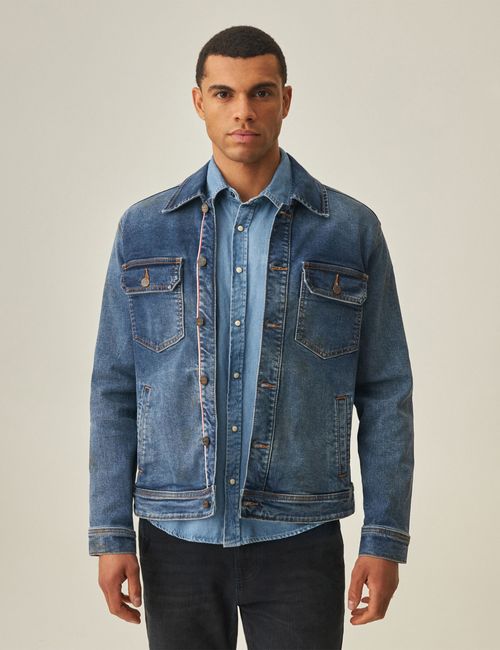Chaqueta Regular Fit Para Hombre