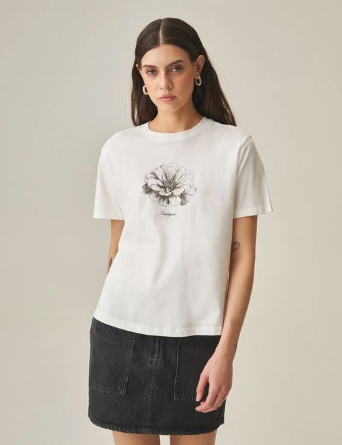Camiseta Relaxed Fit Para Mujer