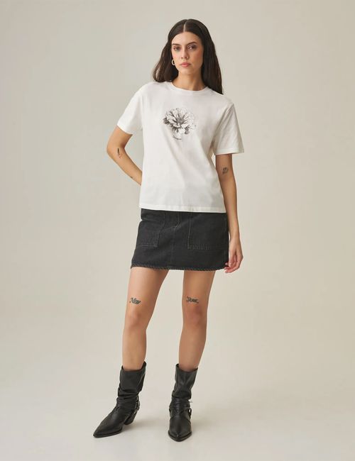 Camiseta Relaxed Fit Para Mujer