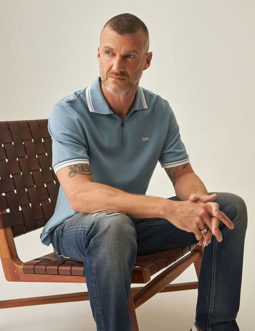 Camiseta Polo Slim Fit Para Hombre
