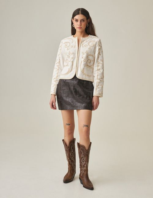 Chaqueta Corta Para Mujer