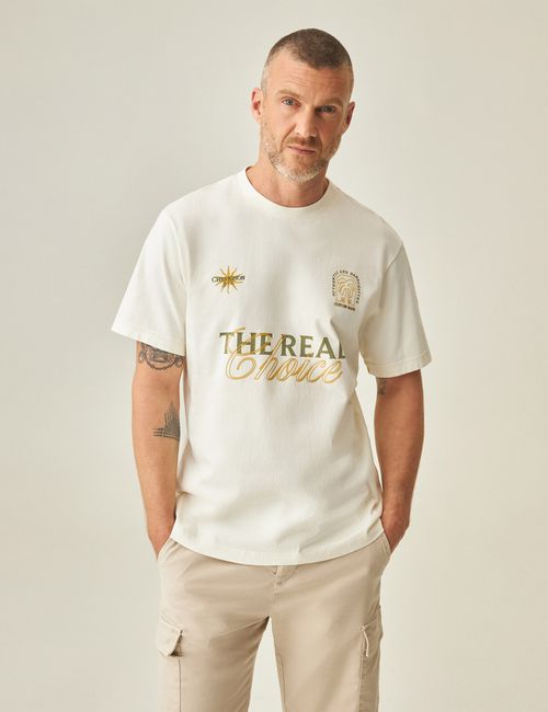 Camiseta Grafica Classic Fit Para Hombre
