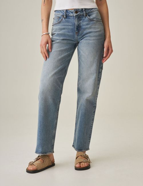 Jean Straight Fit Para Mujer