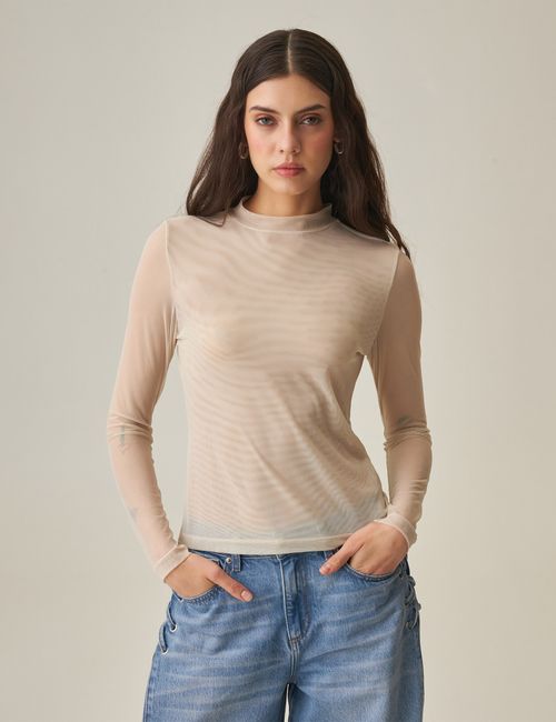 Camiseta Manga Larga Para Mujer