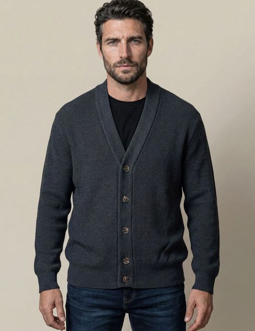 Cardigan Tejido Para Hombre