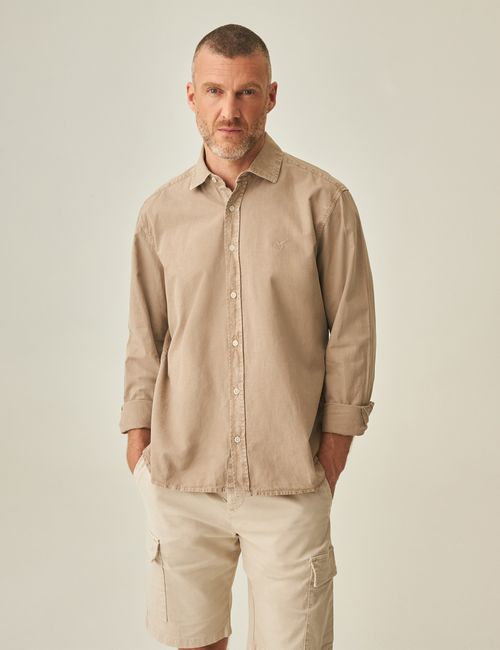 Camisa De Lino Para Hombre