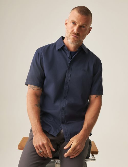 Camisa Slim Fit Para Hombre