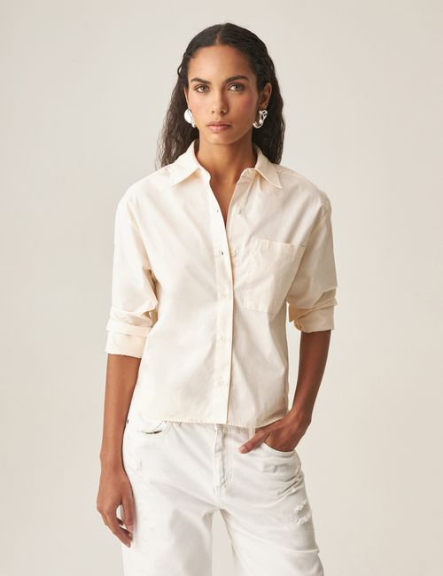 Camisa Manga Larga Para Mujer